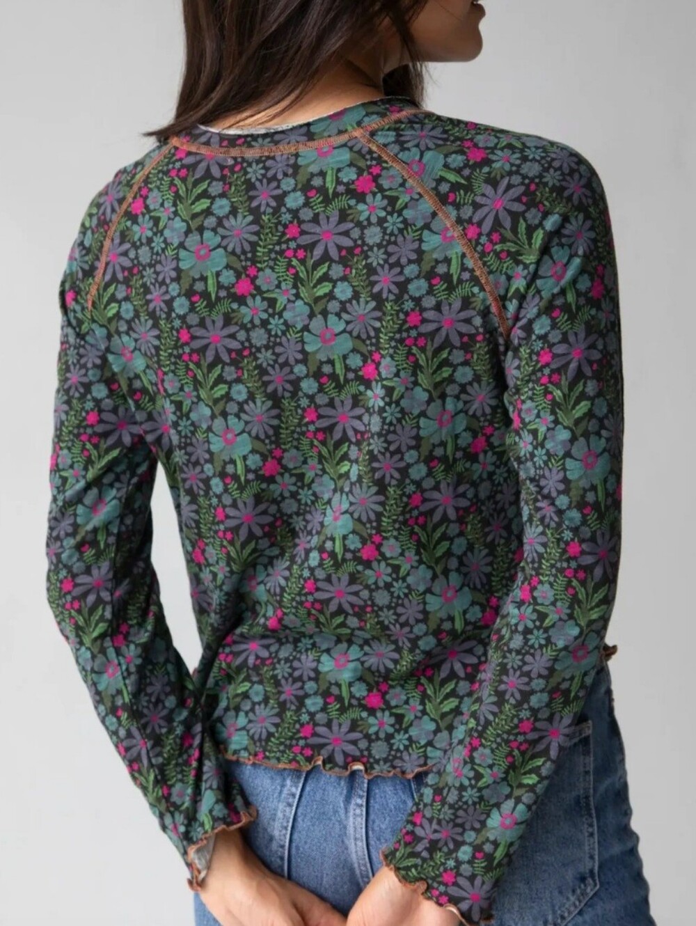 Natural Life Cotton Super Soft Long Sleeve Top - Picture 2 of 6